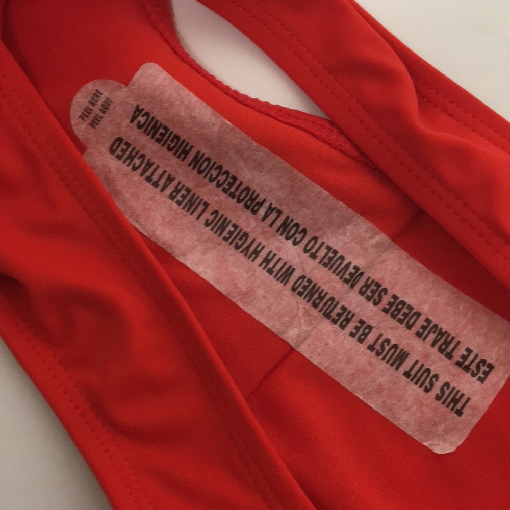 Xhilaration Solid Red Hipster Bikini Bottoms L - Picture 10 of 10